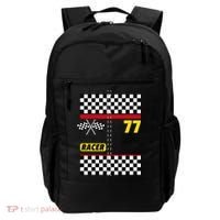 Race Car Driver Costume For Halloween Backpack thumb 0
