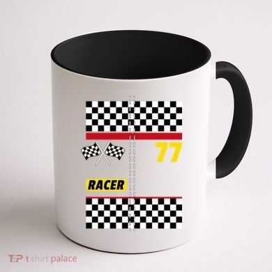 Race Car Driver Costume For Halloween Coffee Mug back