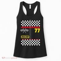 Race Car Driver Costume For Halloween Women's Tank Top thumb 0