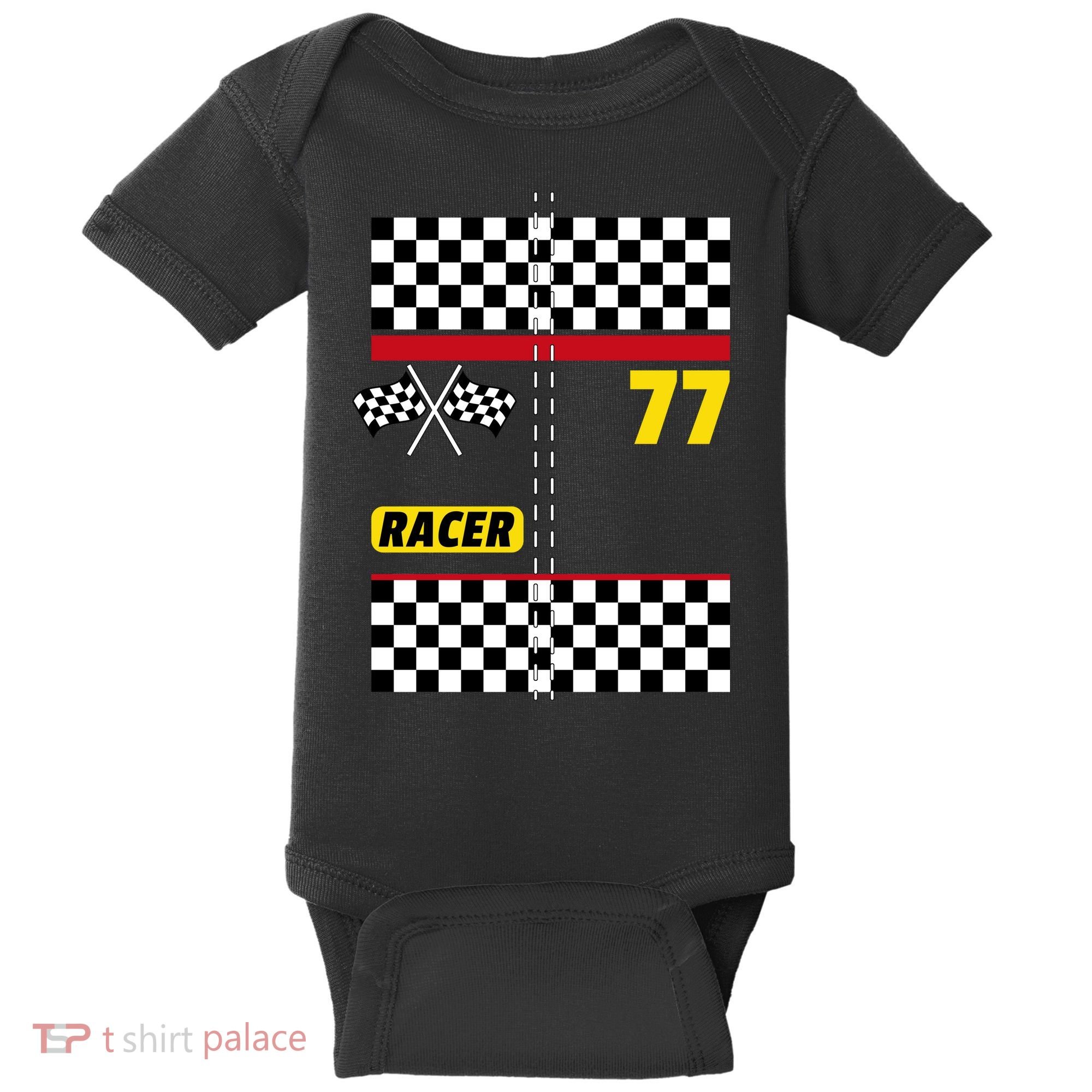 Race Car Driver Costume For Halloween Baby Bodysuit