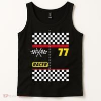 Race Car Driver Costume For Halloween Tank Top thumb 2