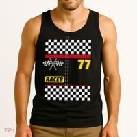 Race Car Driver Costume For Halloween Tank Top thumb 3
