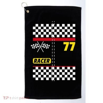 Race Car Driver Costume For Halloween Golf Towel