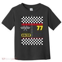 Race Car Driver Costume For Halloween Toddler T-Shirt thumb 0