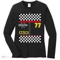 Race Car Driver Costume For Halloween Women's Long Sleeve Shirt thumb 0
