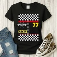 Race Car Driver Costume For Halloween Women's T-Shirt thumb 3