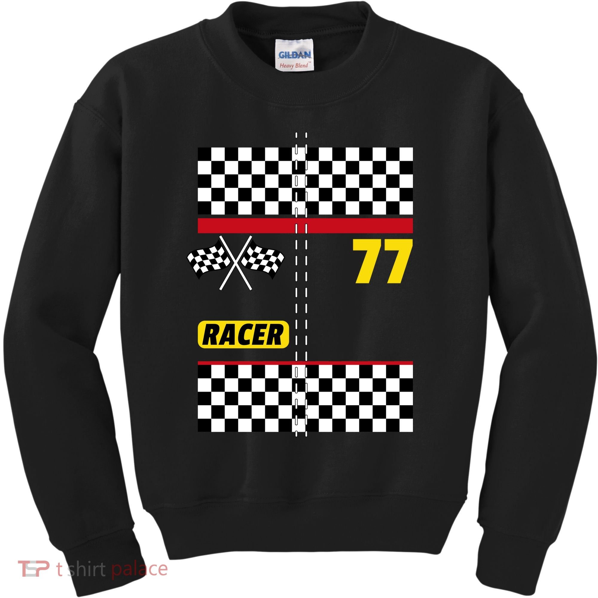 Race Car Driver Costume For Halloween Kids Sweatshirt