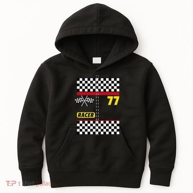Race Car Driver Costume For Halloween Kids Hoodie