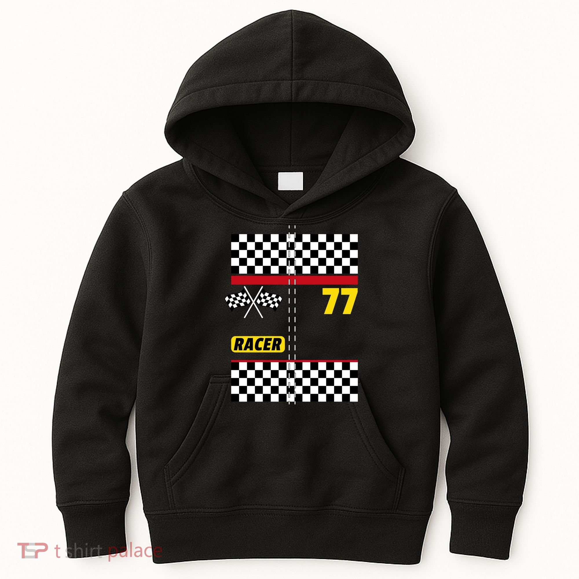 Race Car Driver Costume For Halloween Kids Hoodie