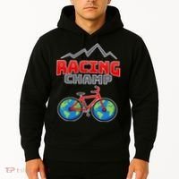 Racing Champ Bicycle Bikers Hoodie thumb 2