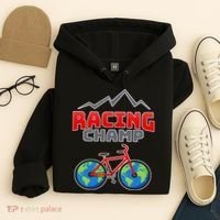 Racing Champ Bicycle Bikers Hoodie thumb 4