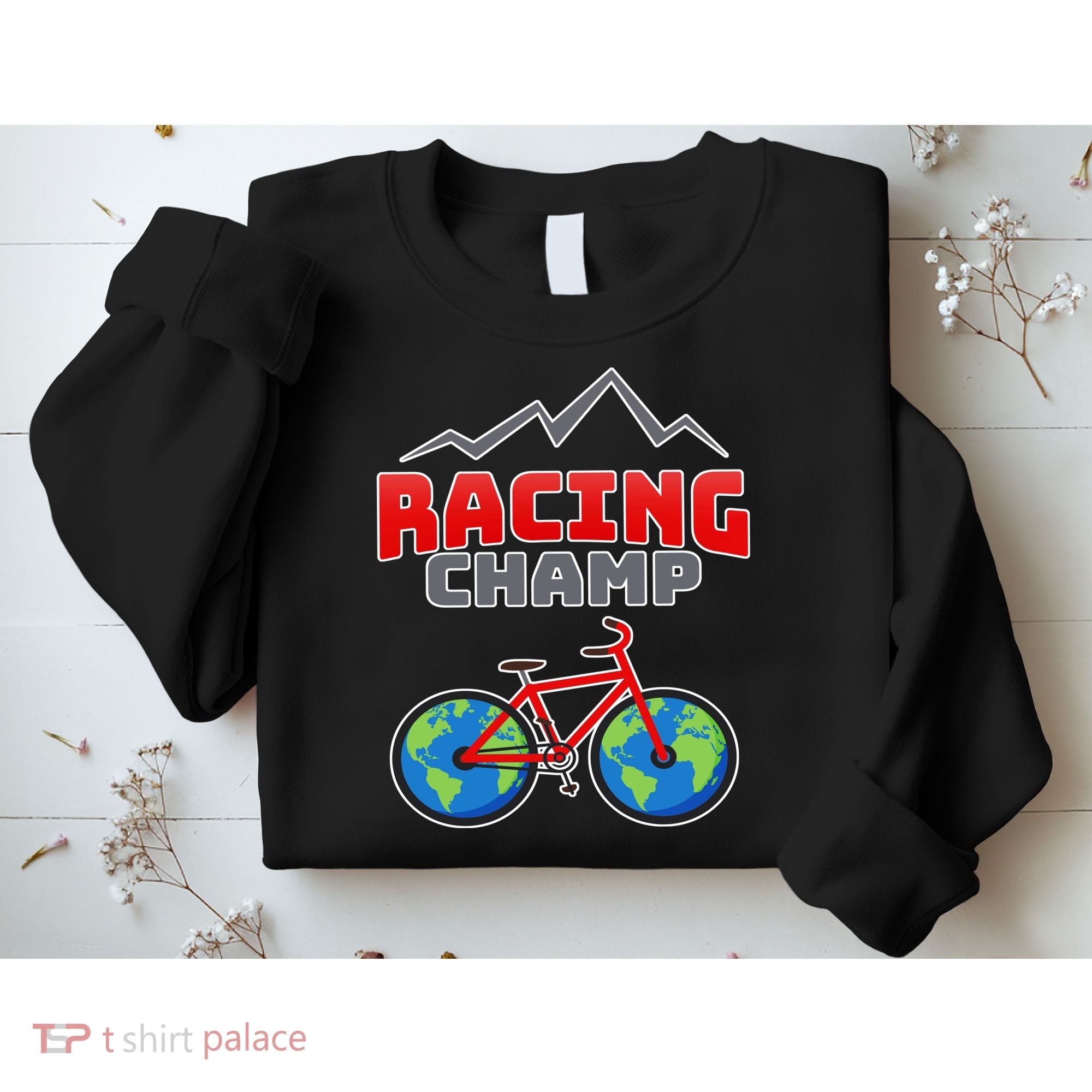 Racing Champ Bicycle Bikers Sweatshirt