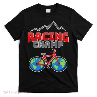 Racing Champ Bicycle Bikers T-Shirt