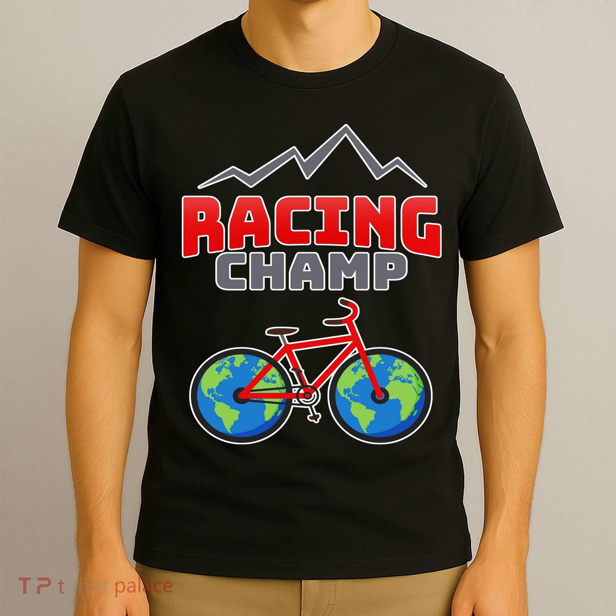 Racing Champ Bicycle Bikers T-Shirt