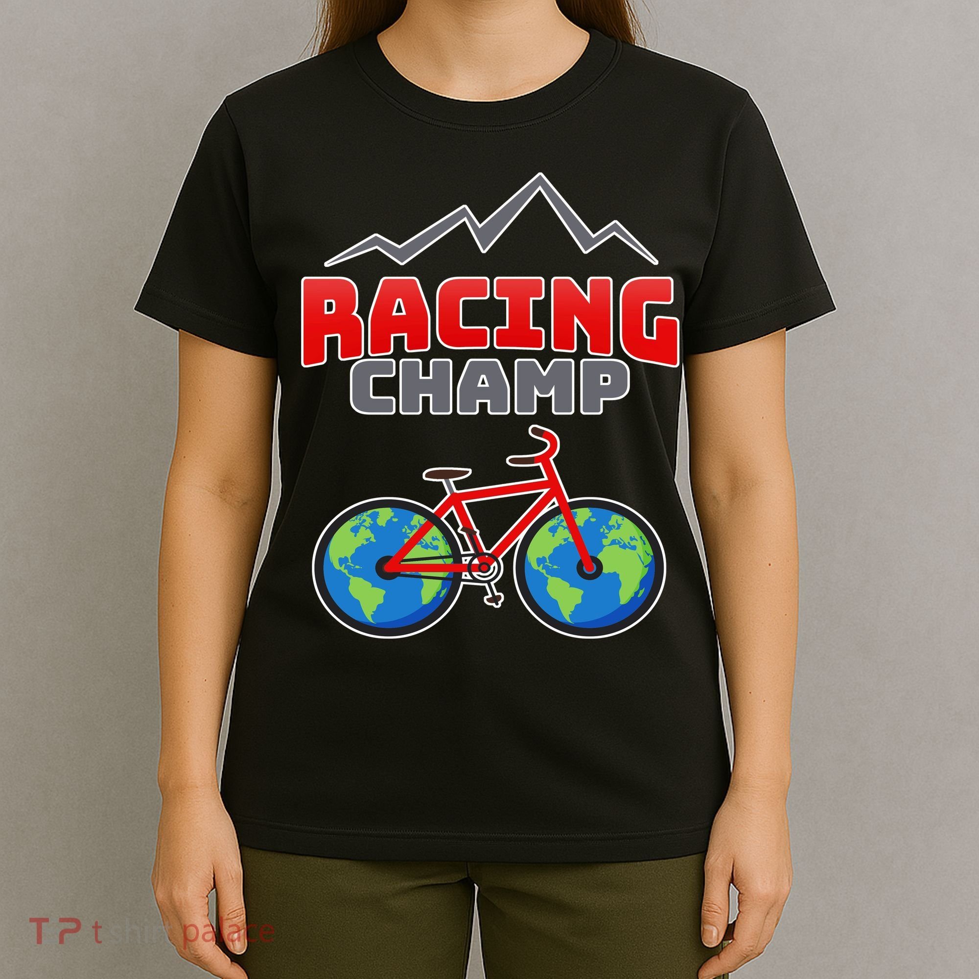 Racing Champ Bicycle Bikers T-Shirt