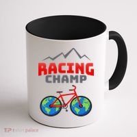Racing Champ Bicycle Bikers Coffee Mug thumb 1