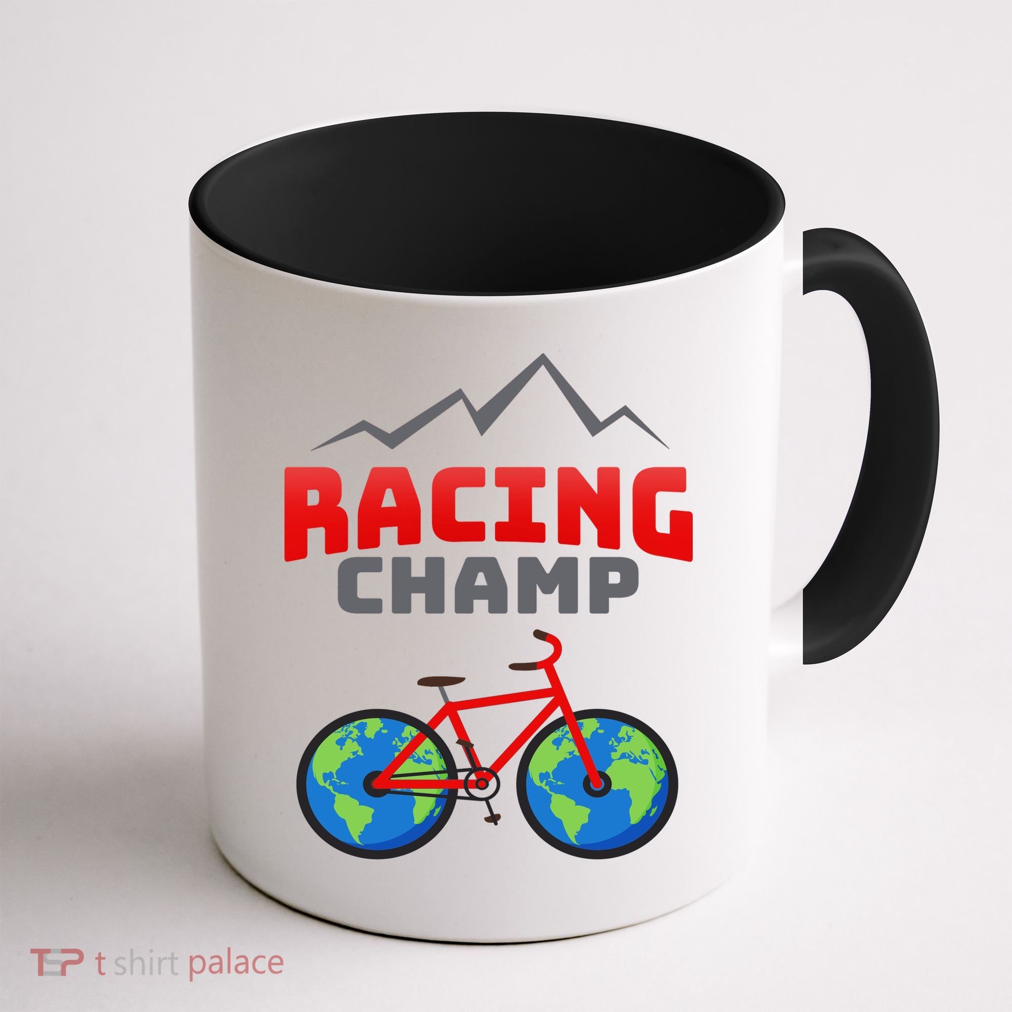 Racing Champ Bicycle Bikers Coffee Mug