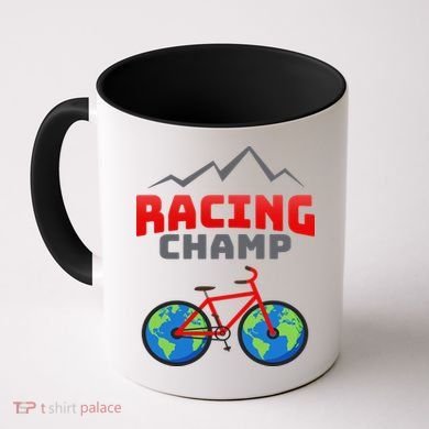 Racing Champ Bicycle Bikers Coffee Mug