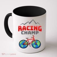 Racing Champ Bicycle Bikers Coffee Mug thumb 0