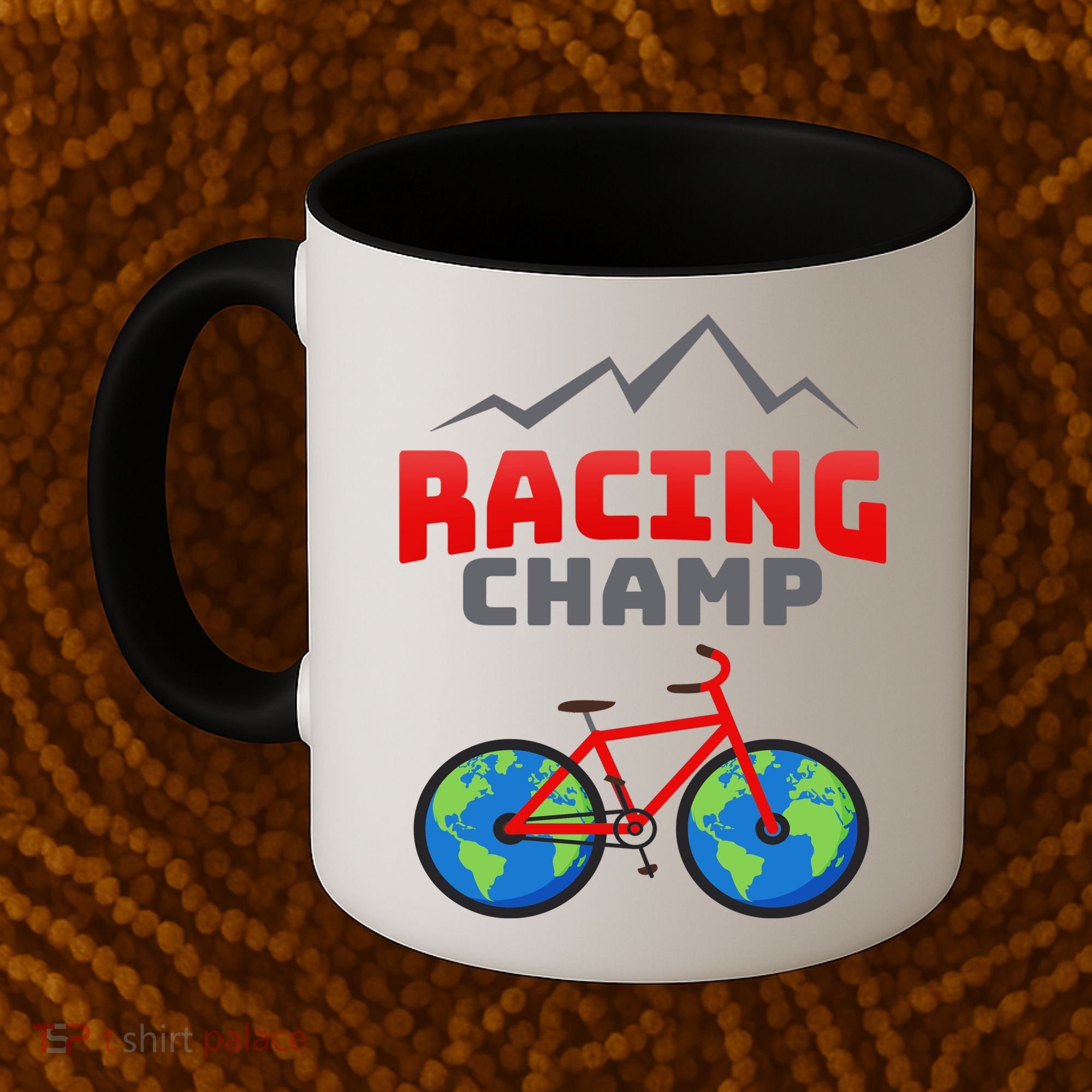 Racing Champ Bicycle Bikers Coffee Mug