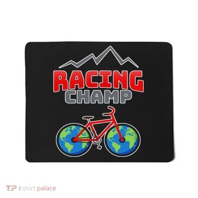 Racing Champ Bicycle Bikers Mousepad