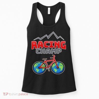 Racing Champ Bicycle Bikers Women's Tank Top