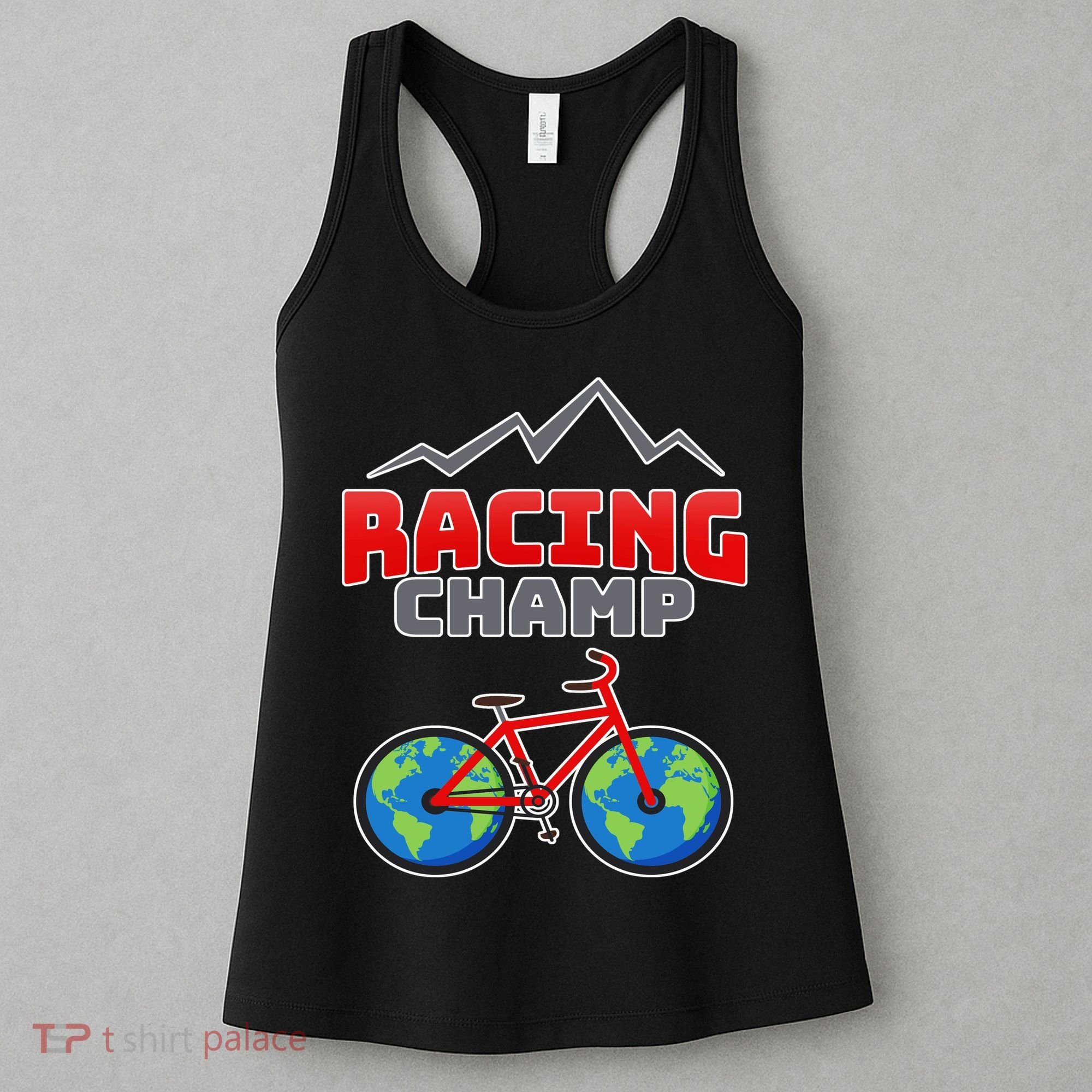 Racing Champ Bicycle Bikers Women's Tank Top