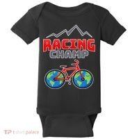 Racing Champ Bicycle Bikers Baby Bodysuit thumb 0