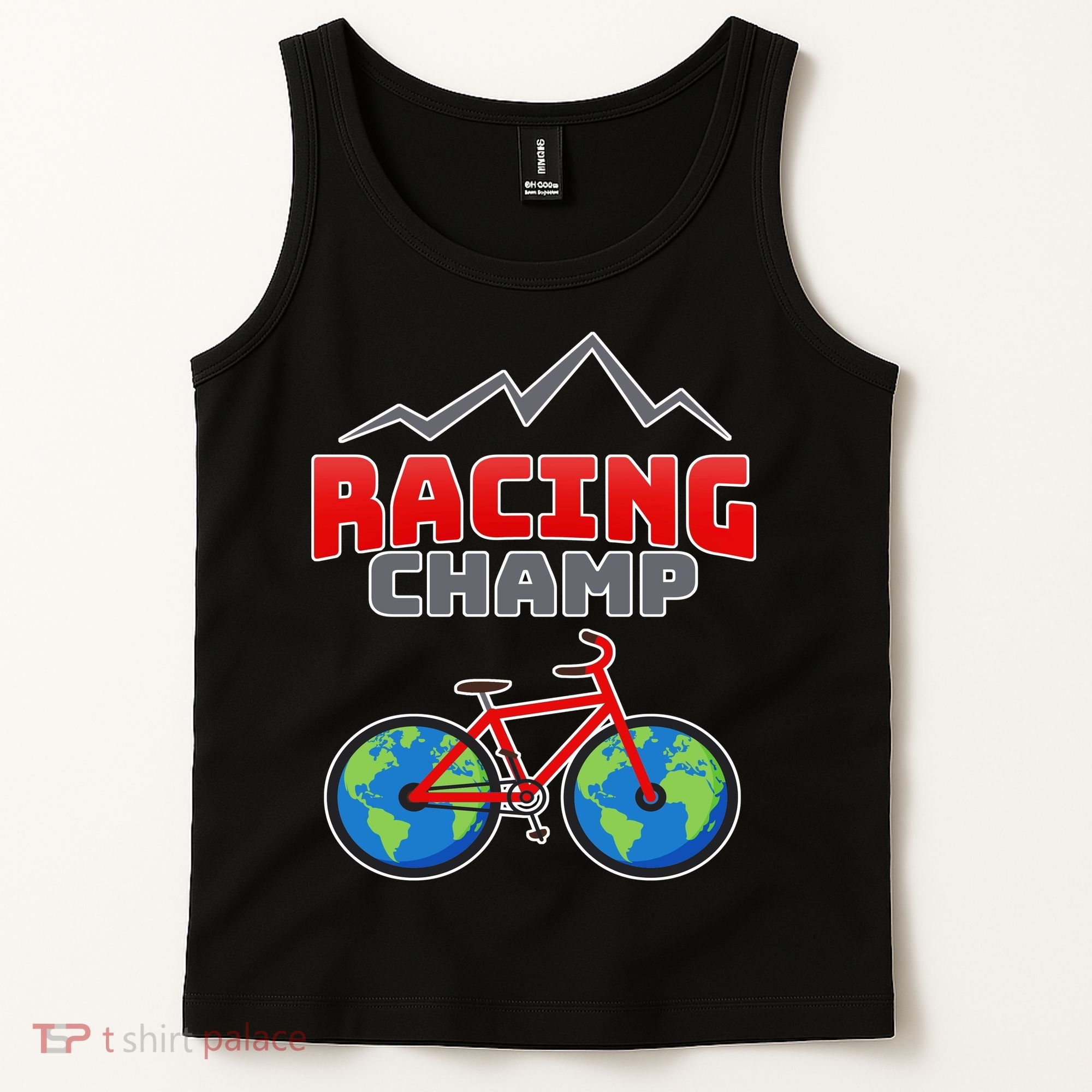 Racing Champ Bicycle Bikers Tank Top