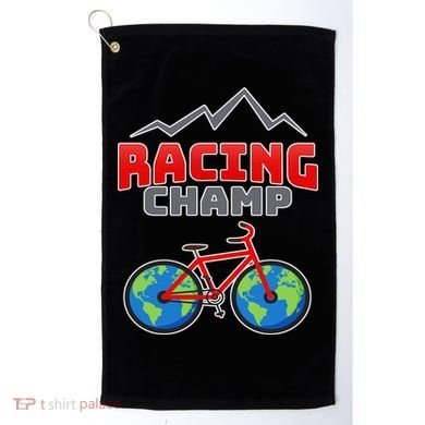 Racing Champ Bicycle Bikers Golf Towel