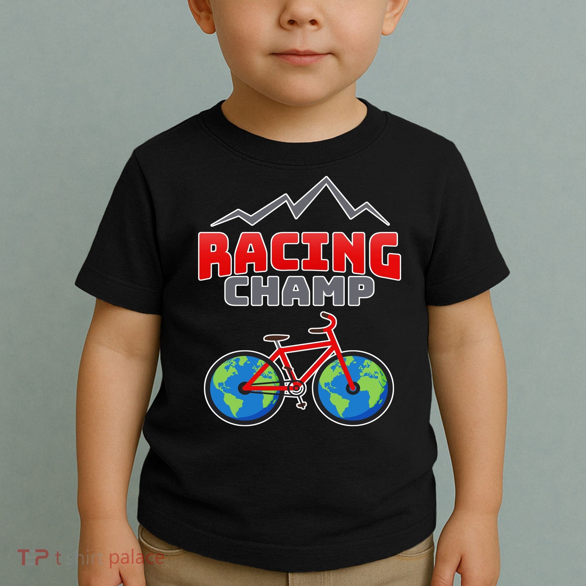 Racing Champ Bicycle Bikers Toddler T-Shirt