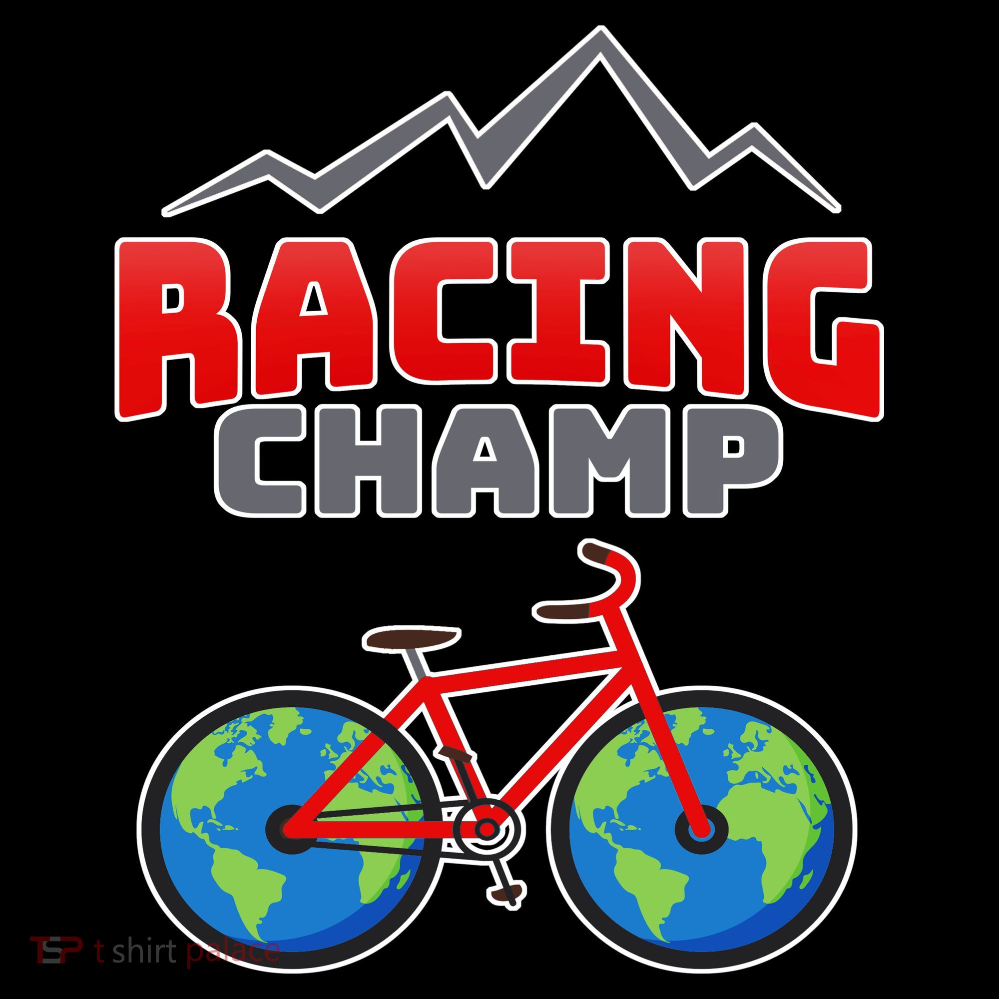 Racing Champ Bicycle Bikers Toddler T-Shirt
