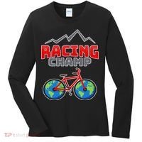 Racing Champ Bicycle Bikers Women's Long Sleeve Shirt thumb 0