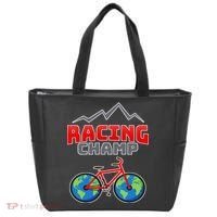 Racing Champ Bicycle Bikers Tote Bag thumb 0