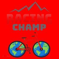 Racing Champ Bicycle Bikers Santa Hat thumb 1