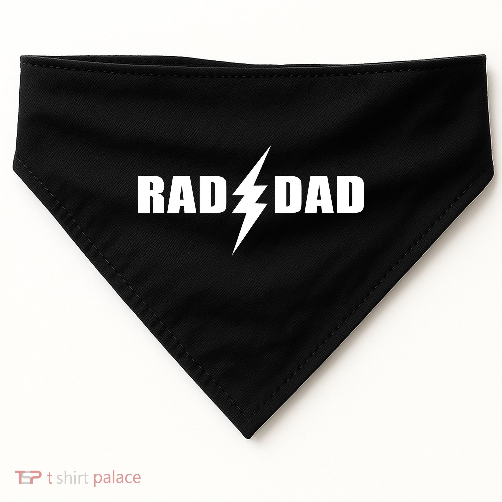 Rad Dad Lightning Logo USA-Made Doggie Bandana