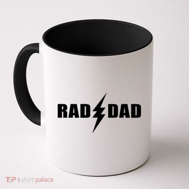 Rad Dad Lightning Logo Coffee Mug