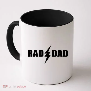Rad Dad Lightning Logo Coffee Mug