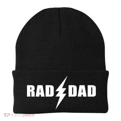 Rad Dad Lightning Logo Beanie