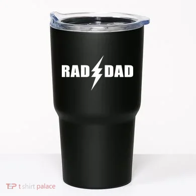 Rad Dad Lightning Logo Tumbler