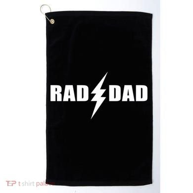 Rad Dad Lightning Logo Golf Towel