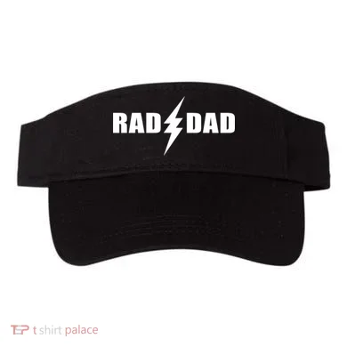 Rad Dad Lightning Logo Visor