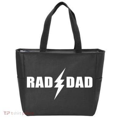 Rad Dad Lightning Logo Tote Bag