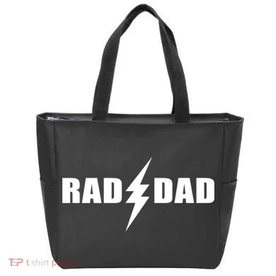 Rad Dad Lightning Logo Tote Bag