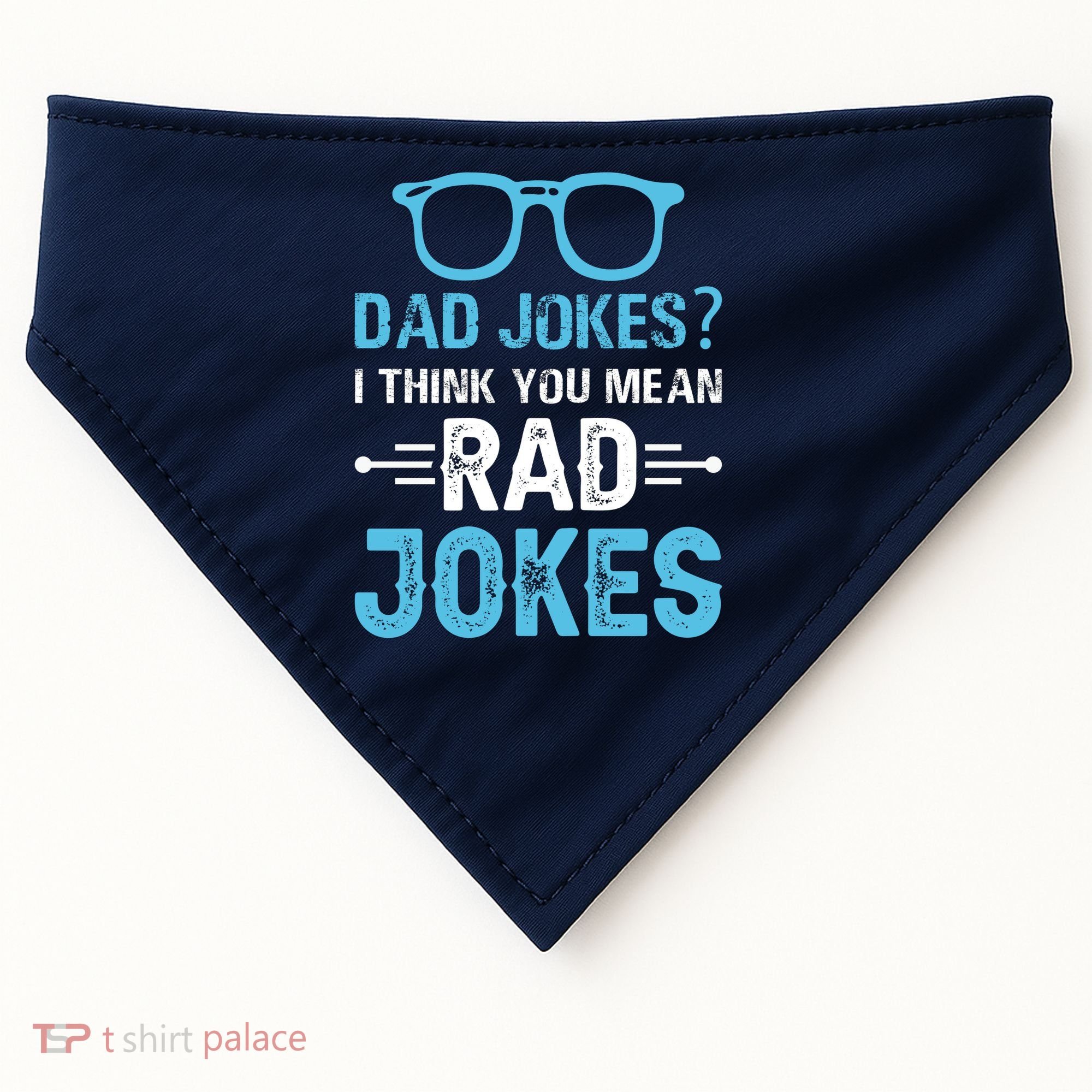 Rad Jokes Funny Dad Joke USA-Made Doggie Bandana