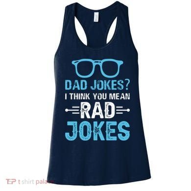 Rad Jokes Funny Dad Joke Women's Tank Top