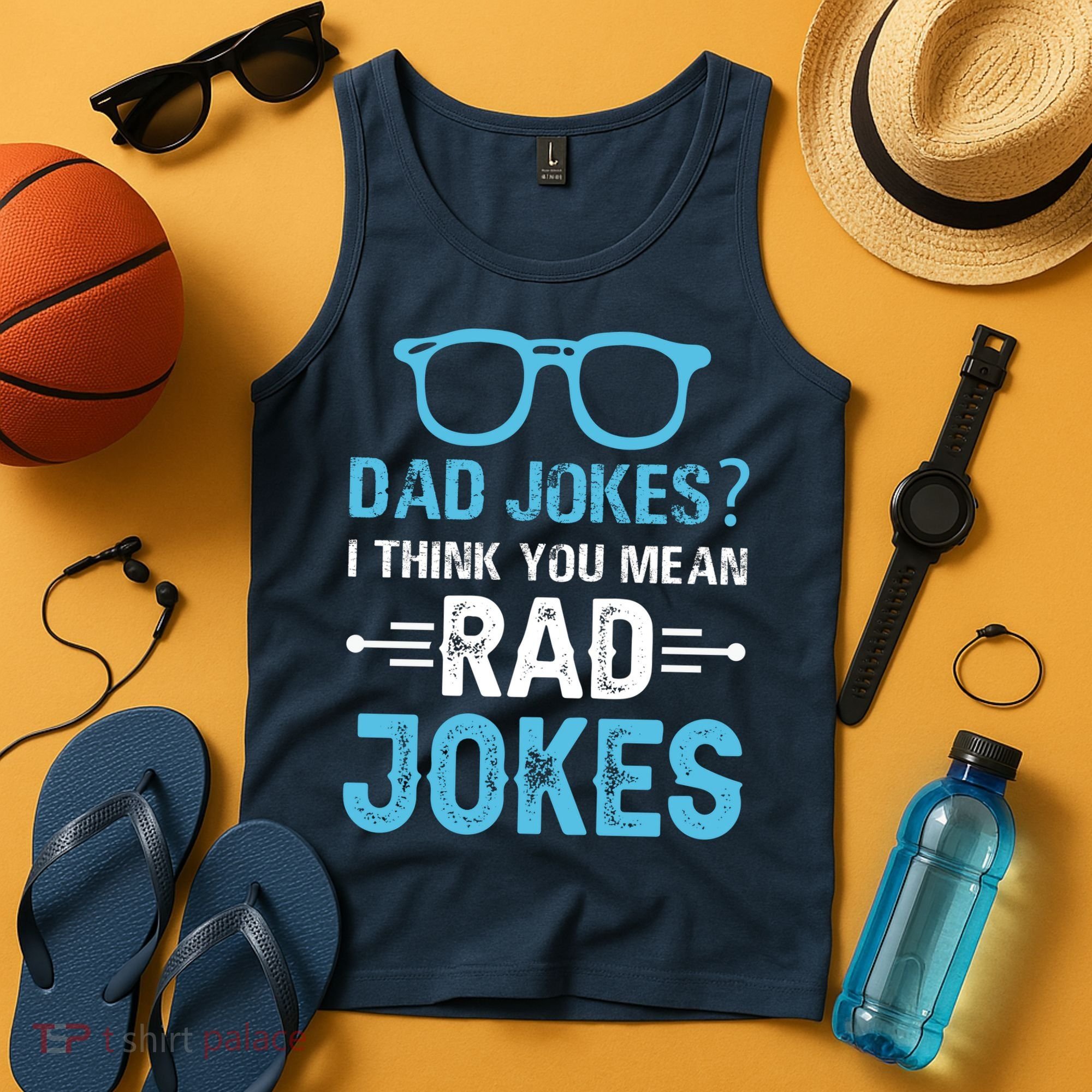 Rad Jokes Funny Dad Joke Tank Top