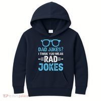Rad Jokes Funny Dad Joke Kids Hoodie thumb 0