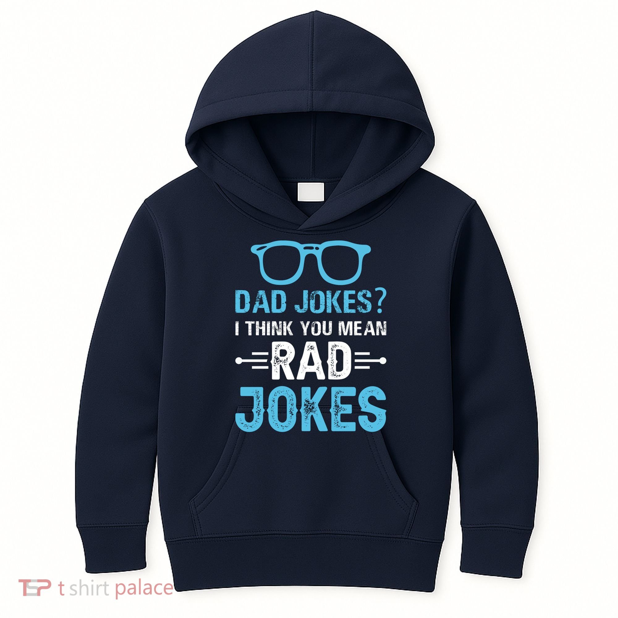 Rad Jokes Funny Dad Joke Kids Hoodie