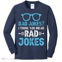 Rad Jokes Funny Dad Joke Kids Long Sleeve Shirt thumb 0